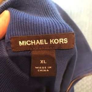Michael Kors lightweight half zip sweatshirt